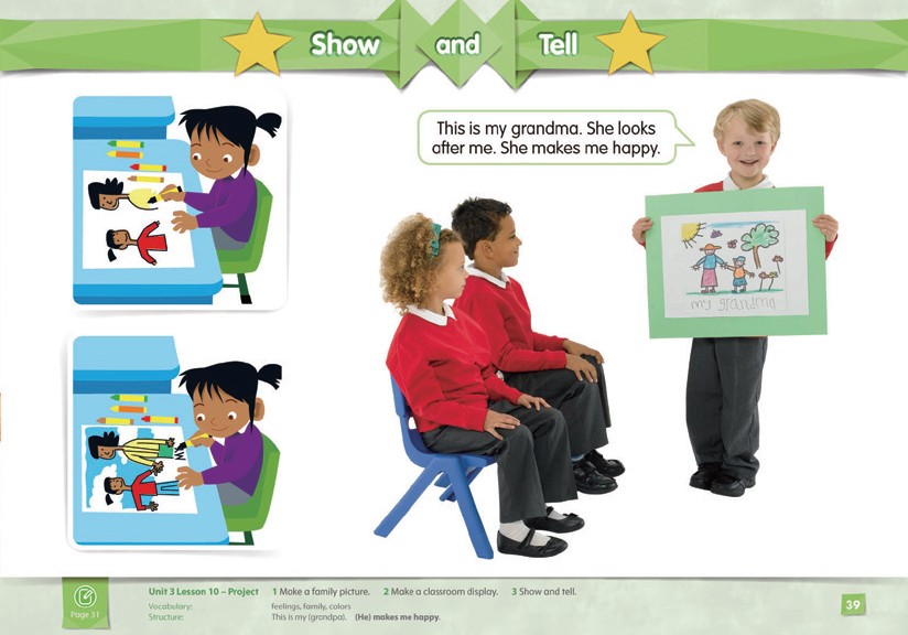 実物提示教育 show and tell 英語版4枚 Show and Tell: 2nd Edition - Student Book with app (レベル 3